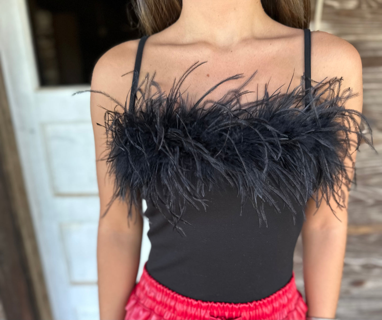 Feather Bodysuit